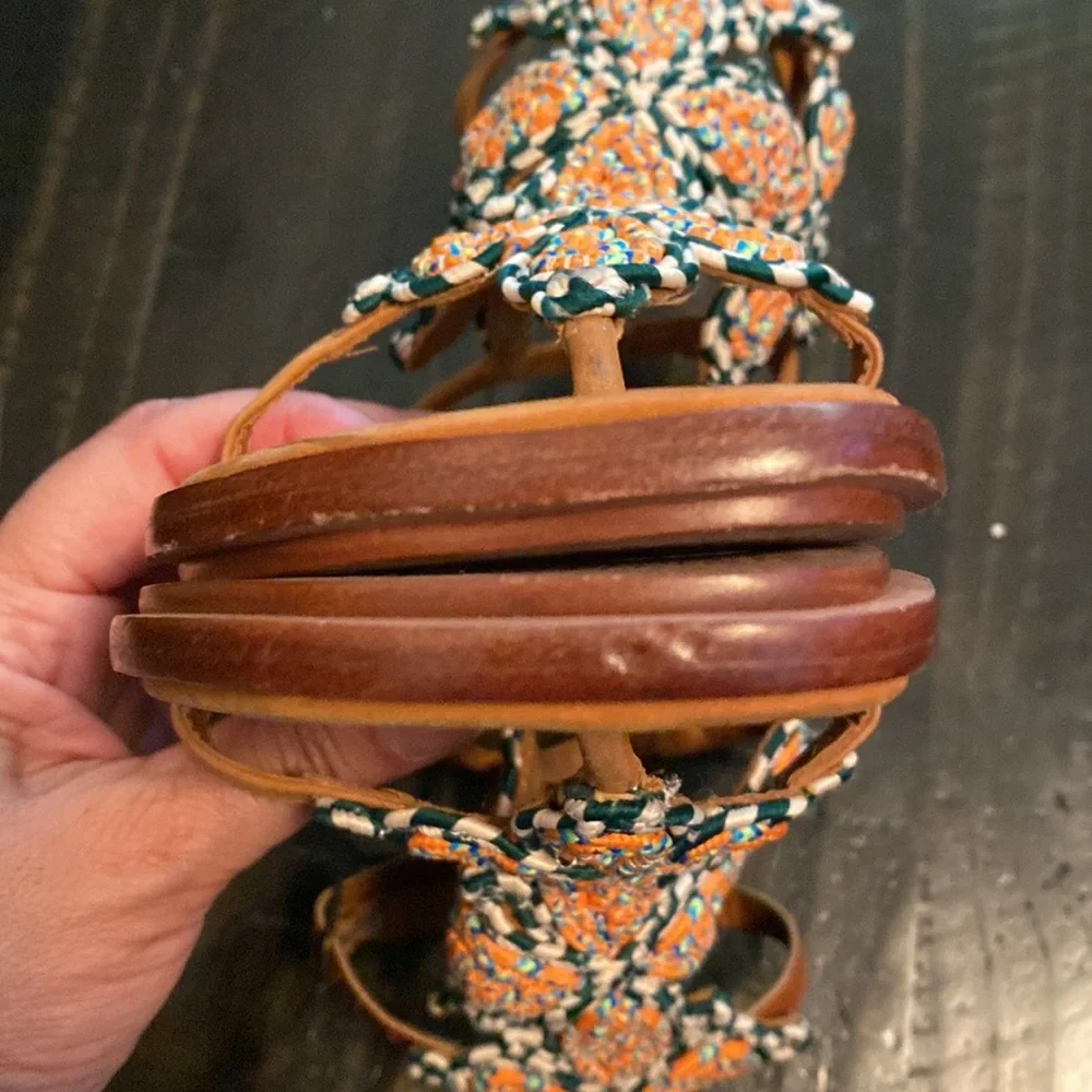 Tory Burch Palisade flat sandal (Size 5.5)